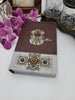 NIV Jeweled Two Rings One Love Couples Devotional Bible Chocolate Silver