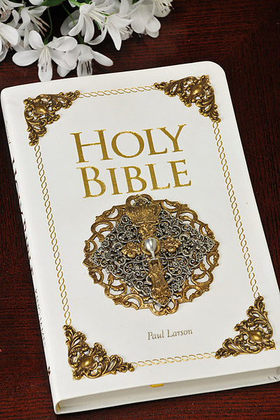 KJV Holy Communion Bible White- Limited Quantities Available