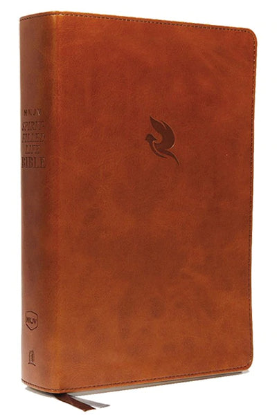 NKJV Comfort Print Spirit-Filled Life Study Bible, Third Edition, Leathersoft Brown, Indexed