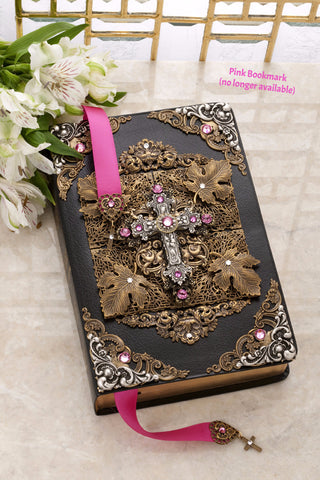 pink, jeweled bible