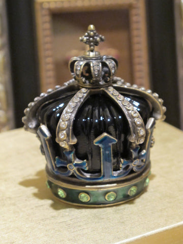 ON SALE Royal Crown Enamel Trinket Box