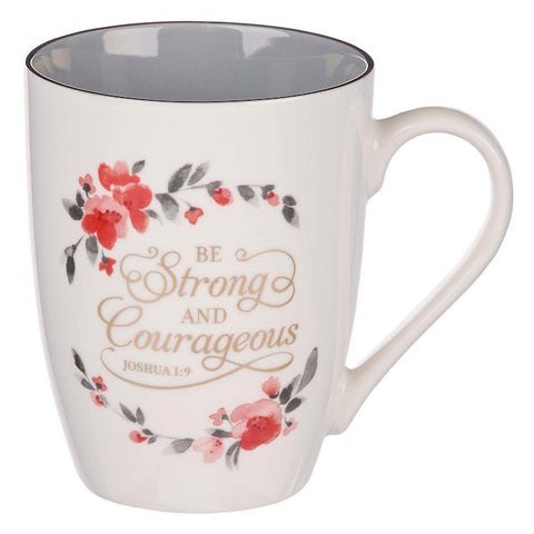 Ceramic Mug Be Strong & Courageous Joshua 1:9