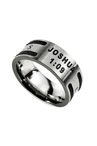 Cable Ring-Courage Joshua 1:9
