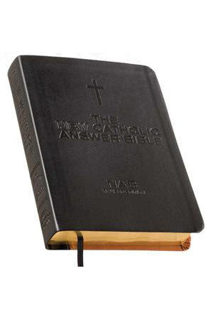 NAB New Catholic Answer Bible - Librosario Large Print Black and Tan