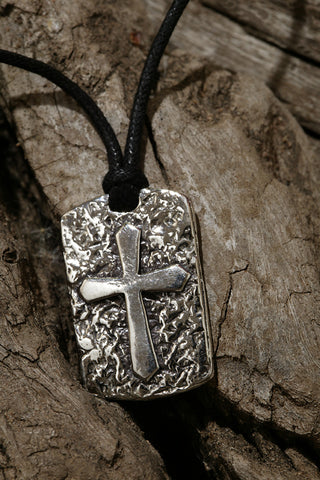 Have a Little Faith Cross Pendant - Silver