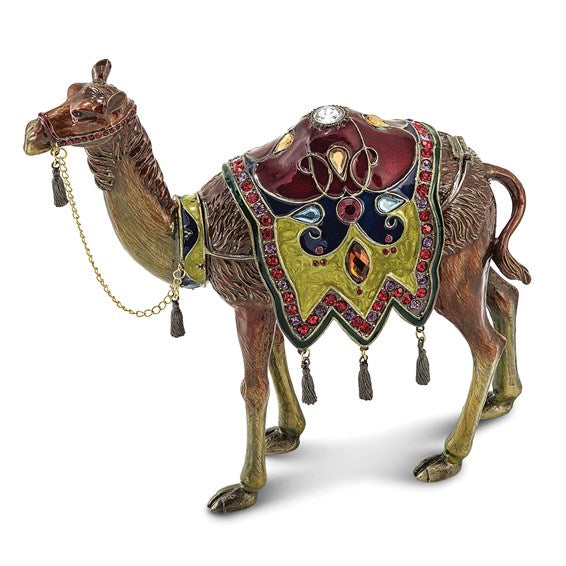 Trinket Box "Ali Prince of the Desert" Large Camel Hinged