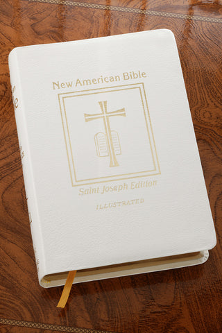 NABRE St Joseph Deluxe Gift Bible-White