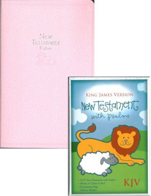 KJV Pink Baby Bible Tiny New Testament