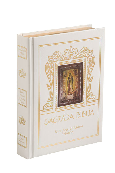 Spanish Madre de las Américas Biblia Católica Familiar Ivory Limited Quantities Avaliable