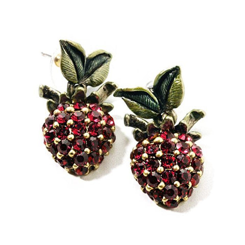 Sweet Strawberries Statement Earrings- WAS $49 NOW $24