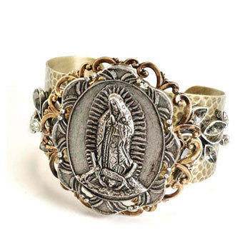Virgin de Guadalupe Cuff Bracelet