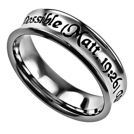Truth Band Ring-With God All Things Are Possible