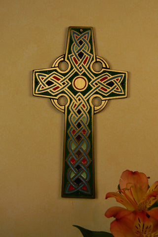 Bronze Celtic Wall Cross