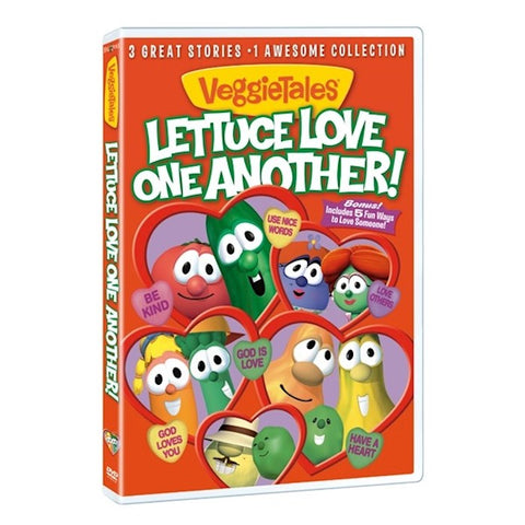 DVD-Veggie Tales: Lettuce Love One Another 3 Great Stories 1 Awesome Collection