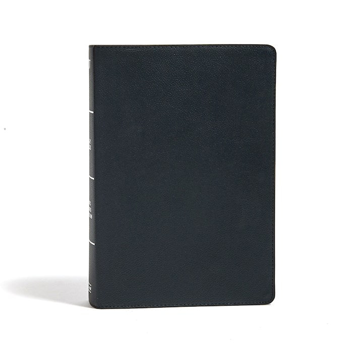 KJV Super Giant-Print Reference Bible--genuine leather, black ...