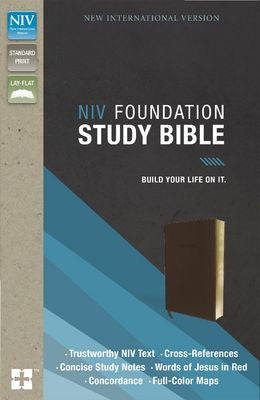NIV Foundation Study Bible, Imitation Leather, Brown