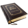 KJV Large Print Family Bible-Brown LuxLeather Hardcover