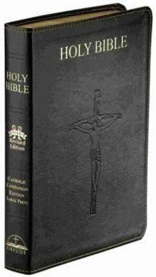 NABRE Catholic Companion Librosario Large Print Edition-Black