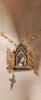 Gates of Heaven Necklace and Devotional Reliquary-14K Gold Plated