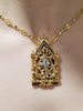 Gates of Heaven Necklace and Devotional Reliquary-14K Gold Plated