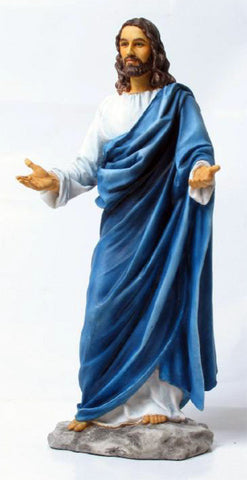 Hand-Painted Colors Welcoming Christ, 12inches