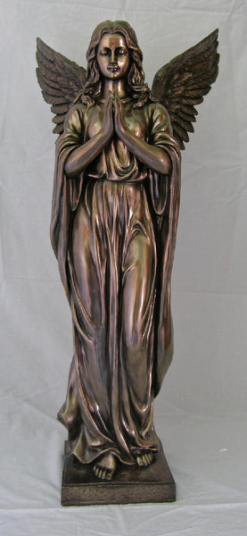 Praying Angel, Cold-Cast Bronze, 38"