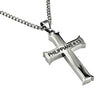 Silver Strength Iron Cross Philippians 4:13